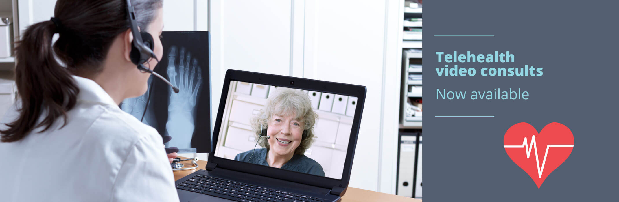 Telehealth video calls now available